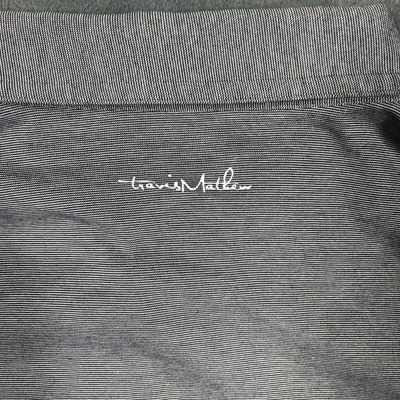 Travis Mathew Polo Shirt Men's XL Gray Pique Logo Collared Short Sleeve Golf - Picture 7 of 7